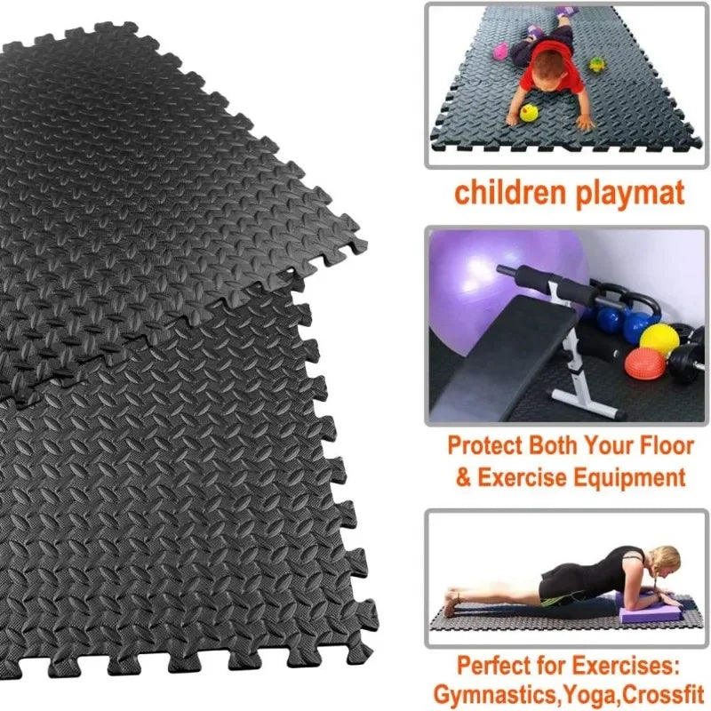 16PCS 30*30cm Sports Gym Mat Protection